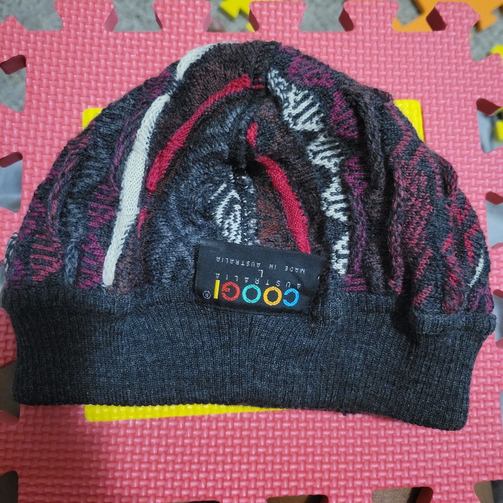 Coogi Multicolor Knit Beanie